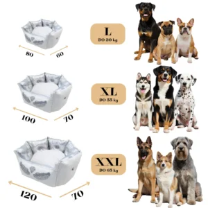 Legowisko dla psa Carmen Lux – warianty i detale glamour